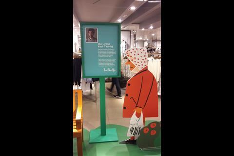 John Lewis National Treasures cartoon figure